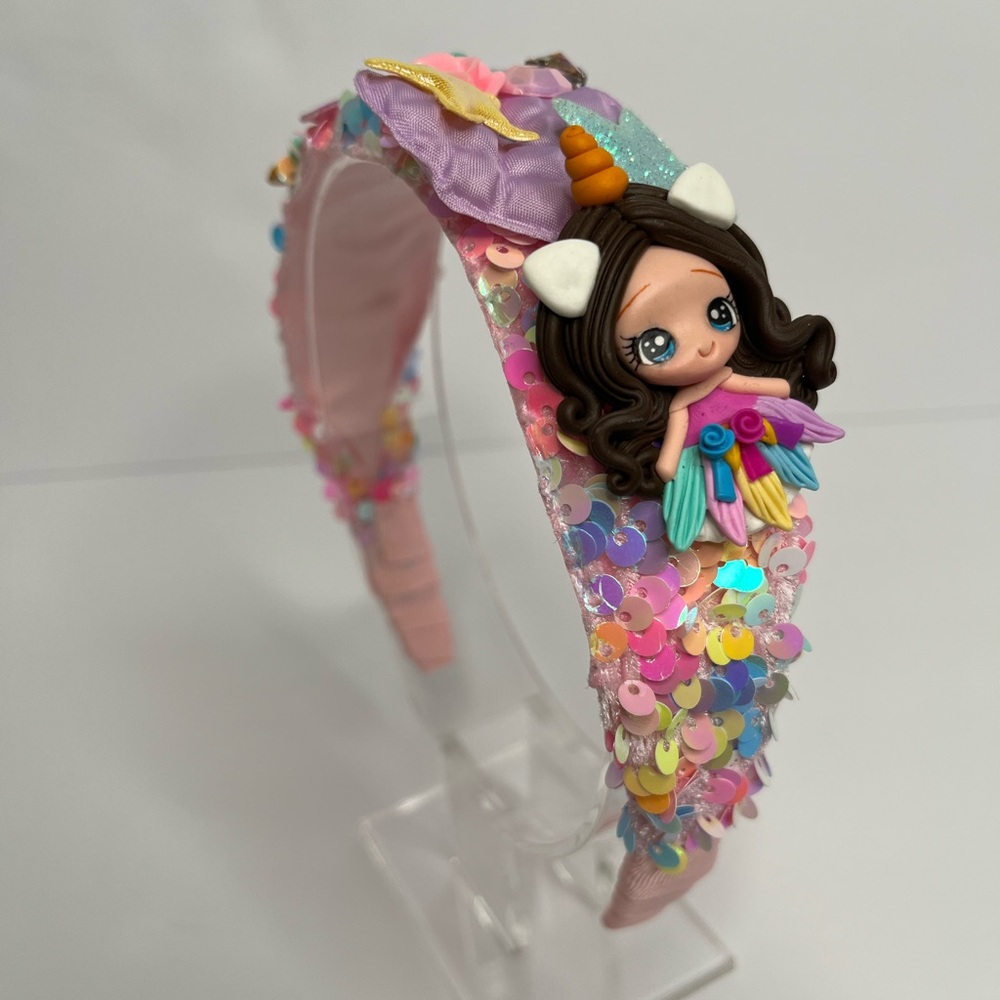 Unicorn Girl Handmade Headband
